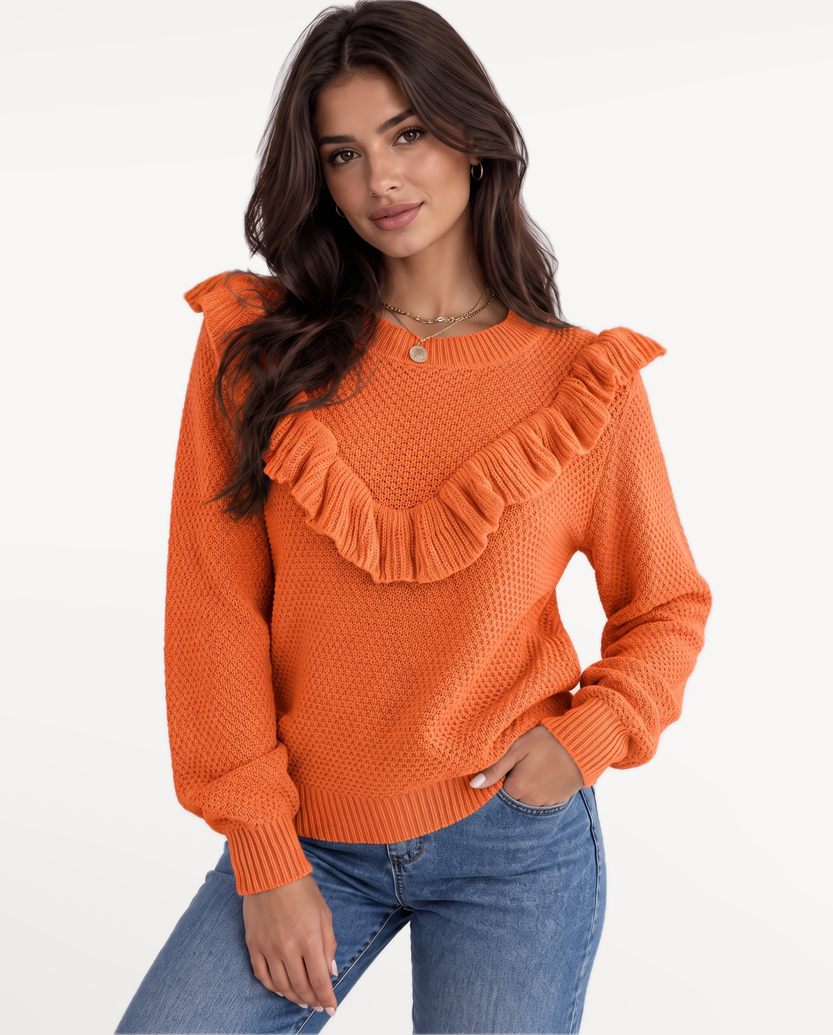 Virelune Ruffle Sweater