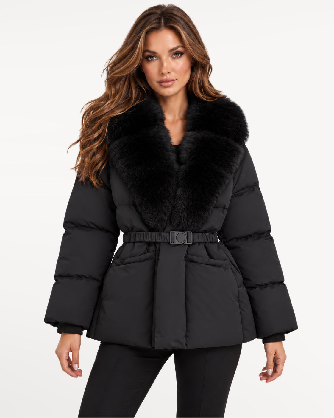 Vivienne Puffer in black – front view